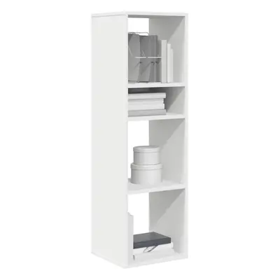 vidaXL Book Cabinet White 34x31x112 cm Engineered Wood