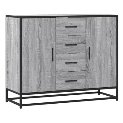 vidaXL Sideboard Cupboard Side Cabinet Highboard Grey Sonoma Engineered Wood