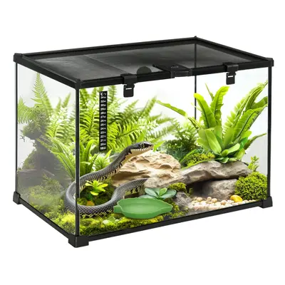 PawHut Glass Reptile Terrarium Habitats for Lizards, Frogs, Snake x x 35cm