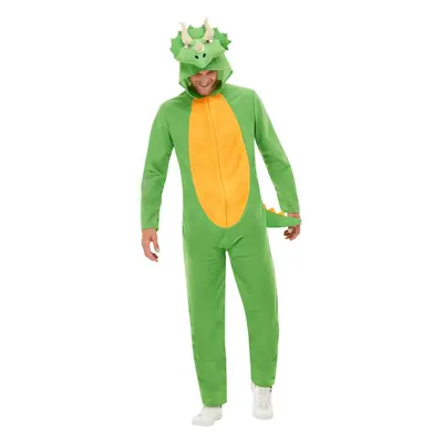 Smiffys 50711L Dinosaur Costume Unisex Adult Green - Size 42""-44