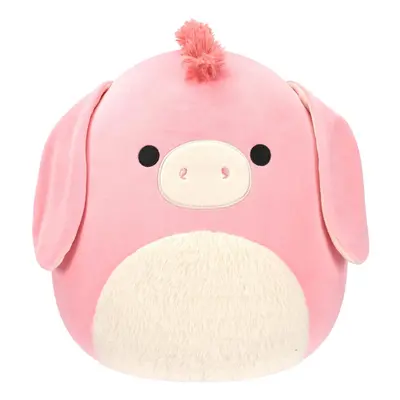 Squishmallows Original 12-Inch Maudie Pink Donkey with White Fuzzy Belly - Official Jazwares Plu