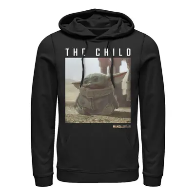 Men's Star Wars: The Mandalorian The Child Frame Pull Over Hoodie - Bl