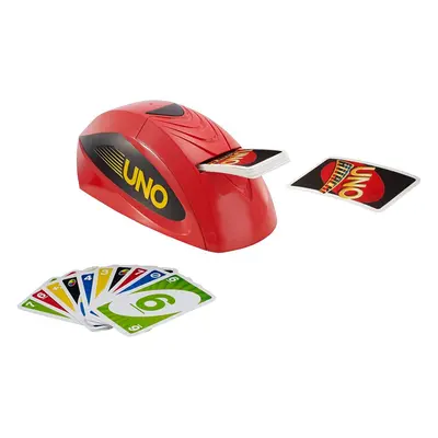 Mattel Games Uno Extreme Card Game with Electronic Launcher