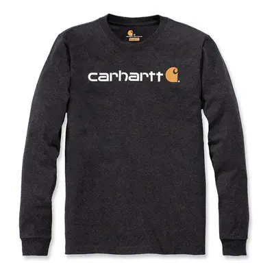 Carhartt Core Logo Long Sleeves T-Shirt Carbon Heather