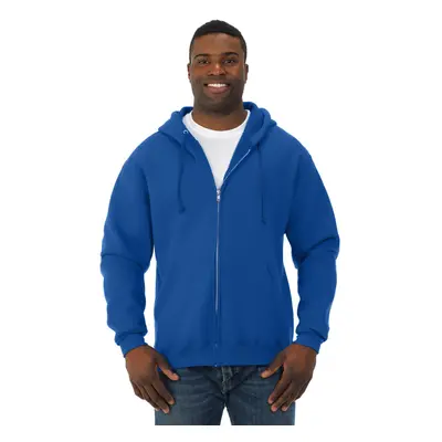 Fruit of the Loom Adult oz. Supercotton Full-Zip Hood 2XL J NAVY