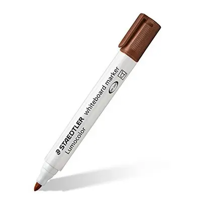 Staedtler Lumocolor Whiteboard Marker Bullet Tip 2Â mm Box of 10, Brown