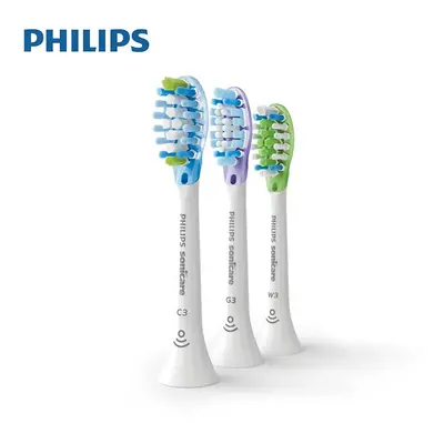 Philips-HX9073 x3 Sonicare Premium smart cleansing toothbrush heads