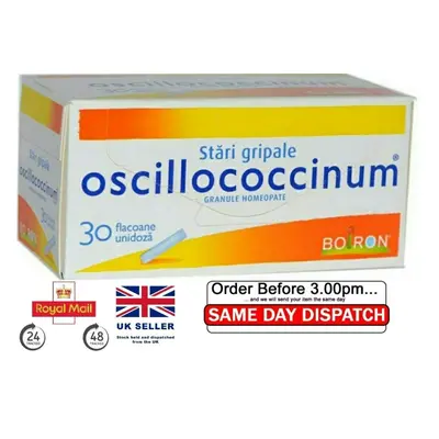 Oscillococcinum boiron dose prevents cold & flu uk P&P