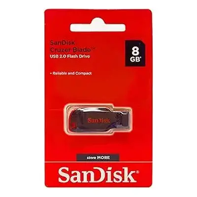 Sandisk Cruzer Blade 8GB USB Flash Drive (SDCZ50-008G-B35)