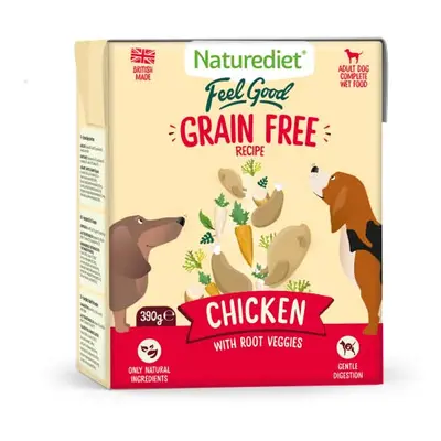 Naturediet - Feel Good Wet Dog Food, Natural and Nutritionally Balanced, Grain Free, Chicken, 39