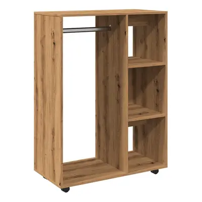 (artisan oak) vidaXL Wardrobe Bedroom Rack Closet Clothes Storage Organiser Engineered Wood