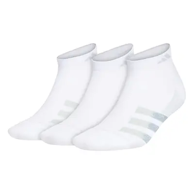 adidas Mens Superlite Stripe (3-pair) Low Cut Sock White/Clear Onix