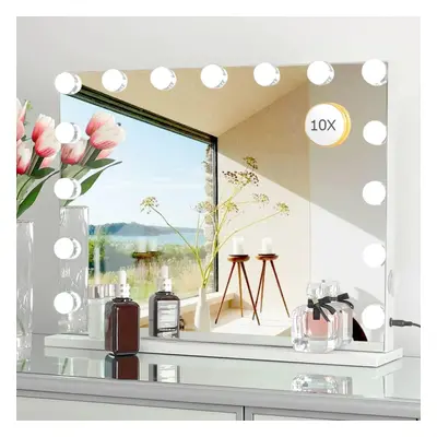 15 Bulb Large Hollywood Make-up Mirror Lighting 58*46cm w/USB Charging