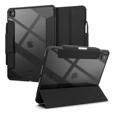 Spigen Ultra Hybrid Pro Case for iPad Pro inch M4 (2024) with Clear Back Pencil Holder Kickstand