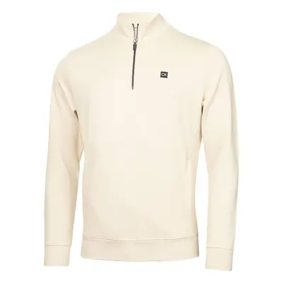 (L, Turtledove) Calvin Klein Mens Concord Half Zip Stretch Soft Wicking Golf Sweater