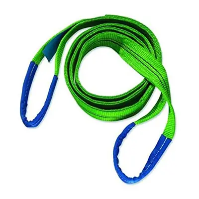 20032HB Lifting Strap with Reinforced Loops kg Load Capacity m Green