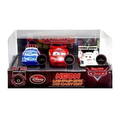 Disney / Pixar CARS Movie Exclusive 1:43 Die Cast Car 3-Pack Neon