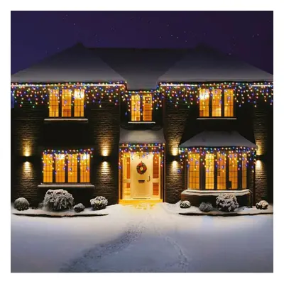 720 LED Snowing Icicle Lights Muti Coloured G-0404