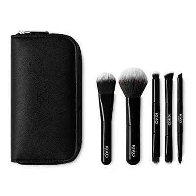 KIKO Milano Travel Brush Set | Travel pouch with professional brushes