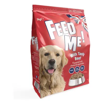 HiLife FEED ME! - Complete Dry Dog Food - Tasty Beef Cheese Vegetables - Soft, Moist & Meaty, 8k