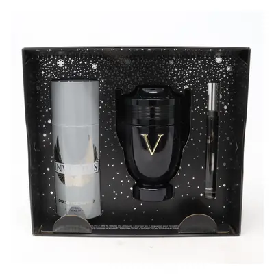 Paco Rabanne Invictus Victory Elixir Parfum Intense 3-Pcs Set / New With Box