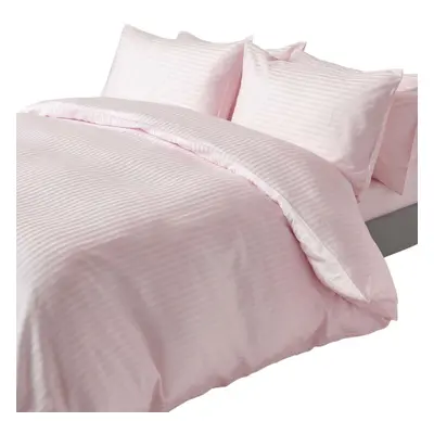 (Single, Dusky Pink Violet) Duvet Cover with Pillowcase Thread count