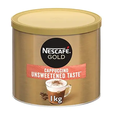 Nescafe Gold Cappuccino Unsweetened Taste Instant Coffee Tin kg