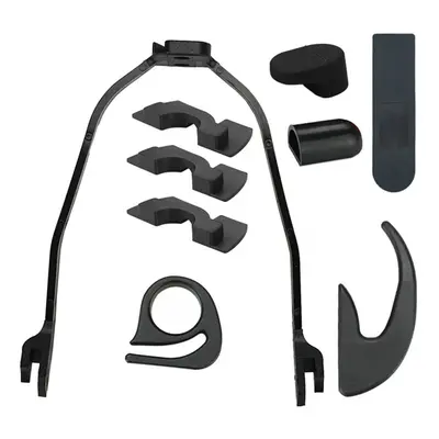 (Black) 3D Printing Fender Mudguard Support Protection Starter Kit Scooter Accessories Parts Rep