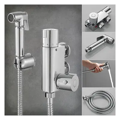 Thermostatic Mixer Bidet Shower Spray Kit for Bidet Toilet Pet Shower