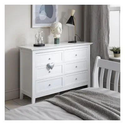 (Torsby Chest of Drawers Drawer in Classic White) Torsby Chest of Drawers in Classic White