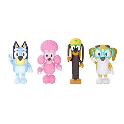 Bluey and Friends: Bluey, Coco, Snickers and Honey Figure Pack Articulated Character Action Figu