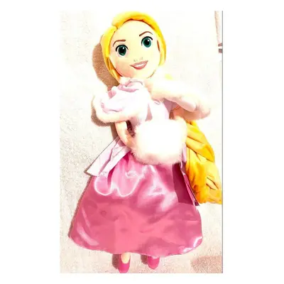 Sleeping Beauty Aurora soft plush doll toy in winter