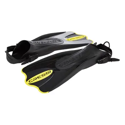 Cressi Palau Short Snorkeling Fins with Mesh Bag Yellow X-Small/Smal