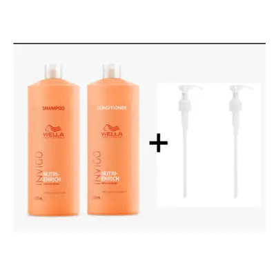 Wella Invigo Nutri-Enrich Shampoo & Conditioner 1000ml w/pumps