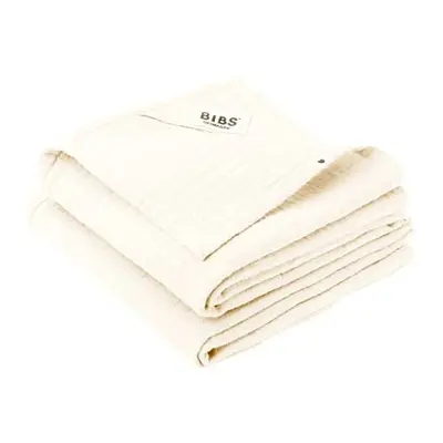 Muslin Cloth 2-pack, Muslin blanket for babies, 100% Organic Cotton Muslin, 70x70 cm, Ivory