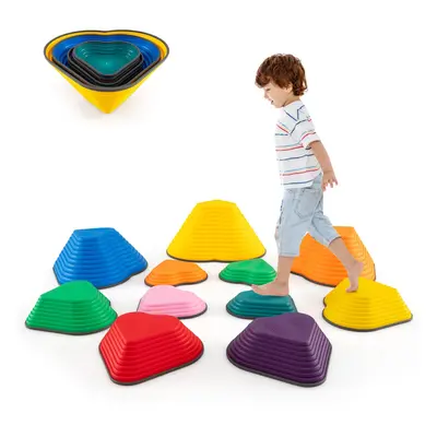 Kids Stepping Stones Set of Indoor/Outdoor Balance Blocks