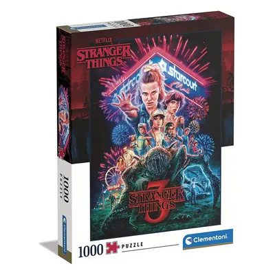 Clementoni Stranger Things Pieces, Made in Italy, Jigsaw Puzzle for Adults, Multicolor, Medium