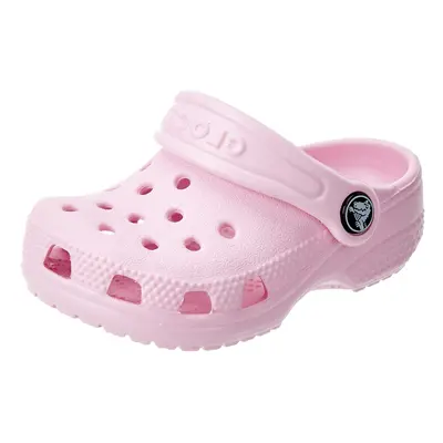 crocs Kids Unisex classic clog (Toddler) Ballerina Pink Toddler