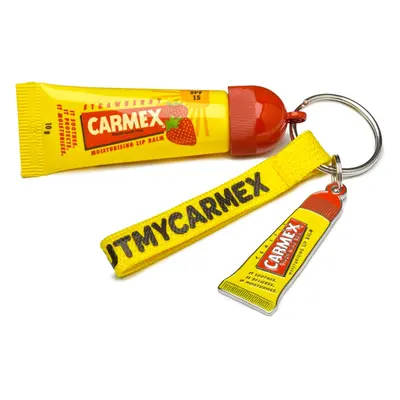 CARMEX Limited Edition Keyring Set (incl Strawberry Tube) Softens & Hydrates Lips