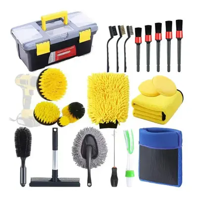 (23 pieces) Hot -Selling Electric Drill Brush (excluding Electric Drill) Sets Of Drill Brush Car