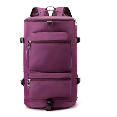 (Purple red) Use More Casual Travel Packs Men And Women, Large Capacity, Dry And Wet, Separated 