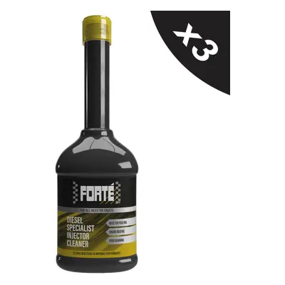 Forte Lubricants Car Diesel Fuel System Specialist Injector Cleaner - 3x400ml