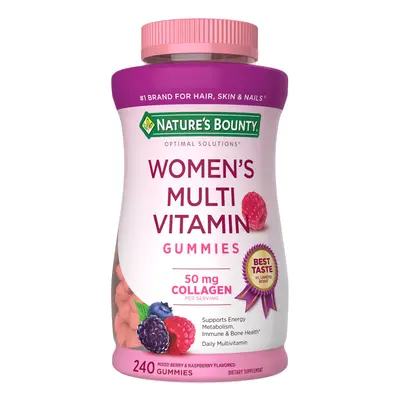 Nature's Bounty Women's MultiVitamin Gummies, Mixed Berry, Count