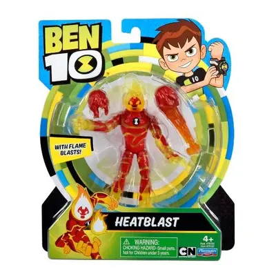 Ben Heatblast Action Figure with Flame Blasts!