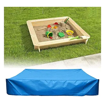 (Blue, 180x180x20) Sand Pit Sandbox Cover With Drawstring Waterproof Uv Protection For Sandbox O