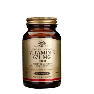 Solgar Vitamin E mg (1000 IU) Mixed Softgels