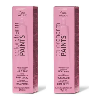 (Light Pink - Pack of 2) Wella Color Charm Paints LIGHT PINK Semi-Permanent