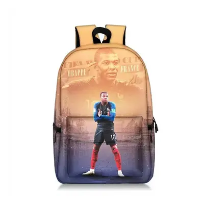 (Style C) Argentina Messi Backpack School France Mbappe Bag Football Kit