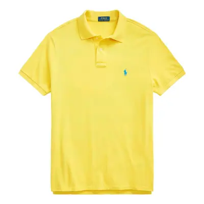 POLO RALPH LAUREN Men's Classic Fit Mesh Pony Logo Polo Shirt (XL Yel