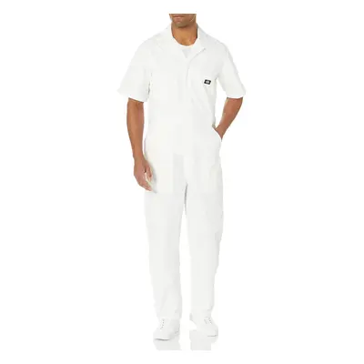 Dickies Men's Short-Sleeve Coverall White 3X-Large Regular